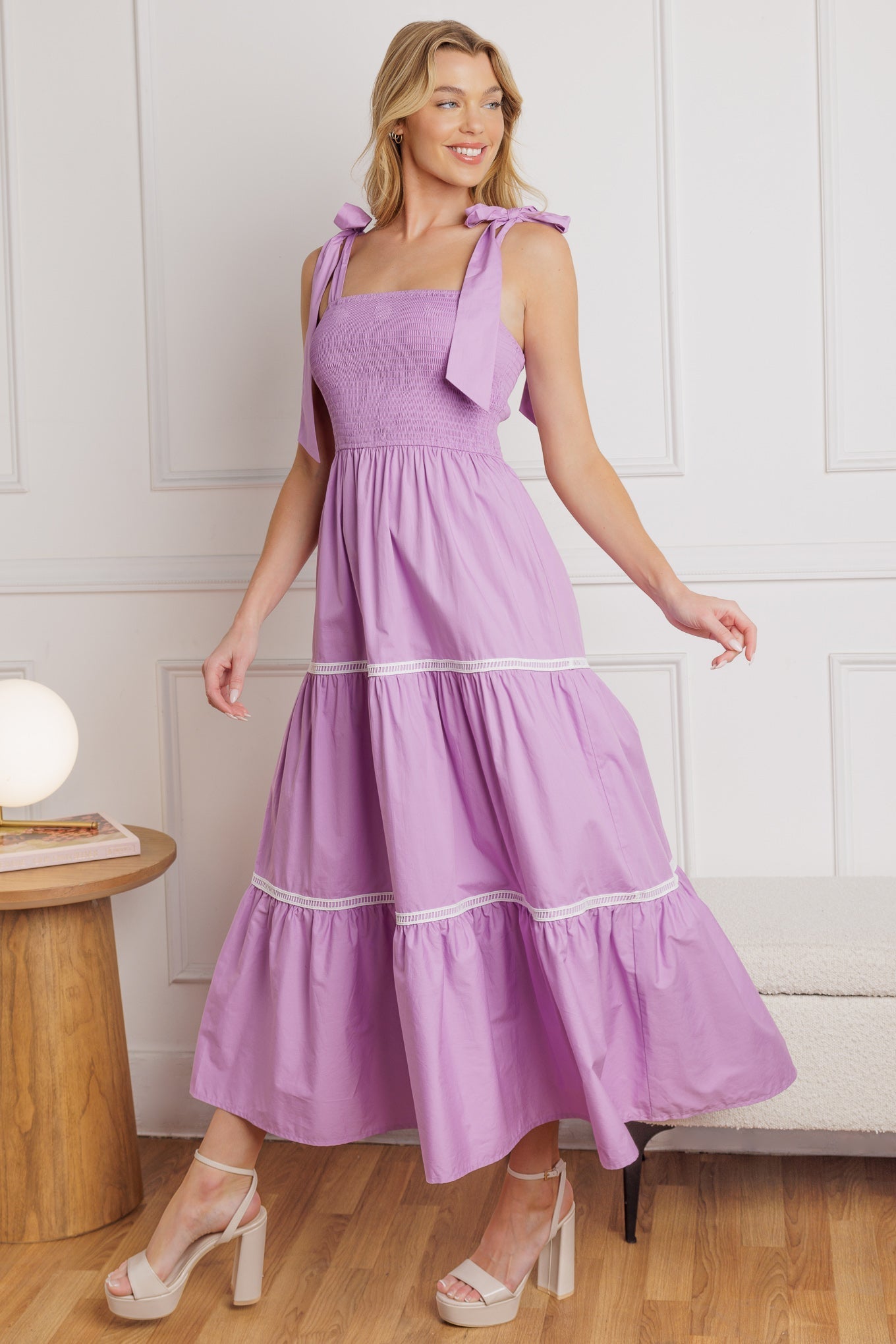 BETTER THAN EVER POPLIN MIDI DRESS Flying Tomato